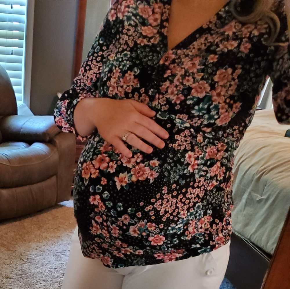 Floral Maternity Top